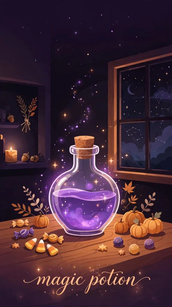 Halloween Aesthetic potion wallpaper