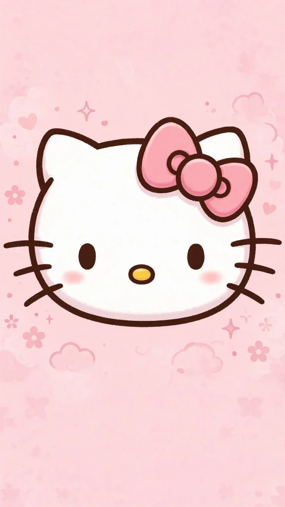 Hello Kitty Wallpaper: 17 Cute Pink Designs 1 hello kitty wallpaper