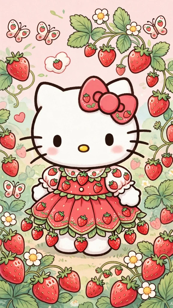 Hello Kitty Wallpaper: 17 Cute Pink Designs 3 hello kitty wallpaper