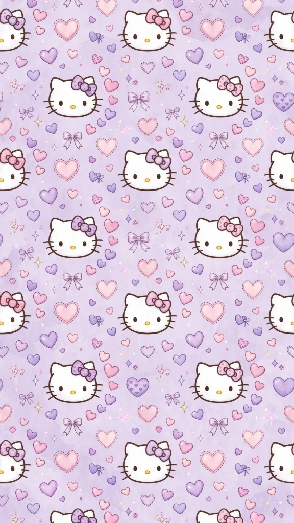 Hello Kitty Wallpaper: 17 Cute Pink Designs 8 hello kitty wallpaper