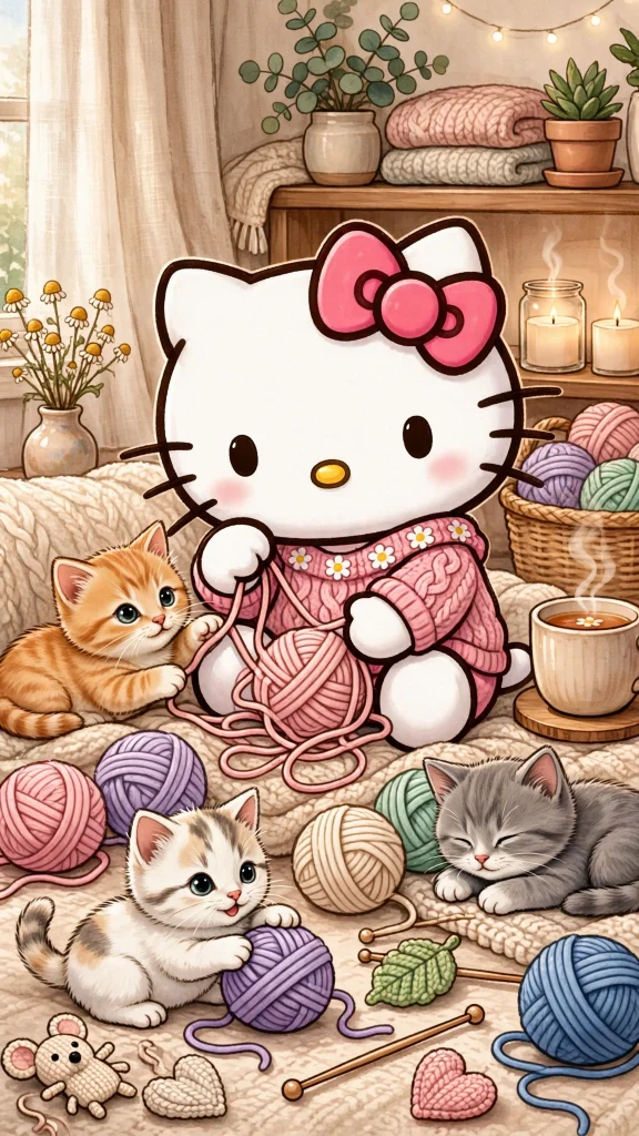Hello Kitty Wallpaper: 17 Cute Pink Designs 13 hello kitty wallpaper