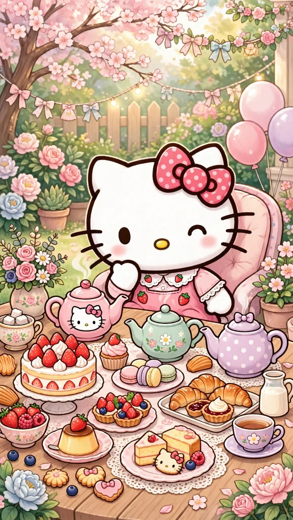 Hello Kitty Wallpaper: 17 Cute Pink Designs 16 hello kitty wallpaper
