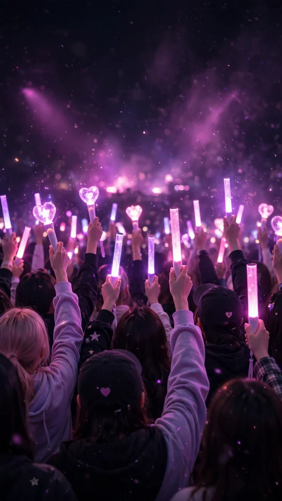 Kpop Aesthetic: 12 Trendy Kpop Wallpaper Ideas 5 Kpop aesthetic lightsticks wallpaper