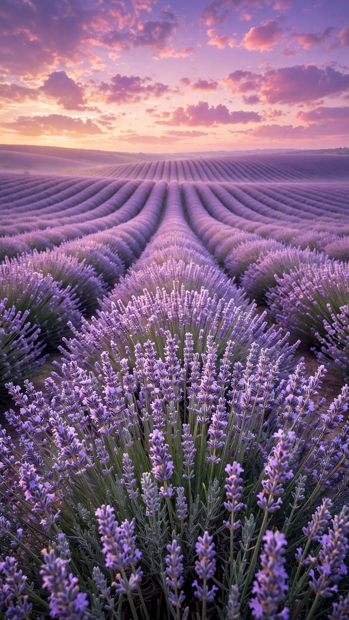 Lavender Aesthetic: 12 Soft Purple Field Wallpaper Ideas