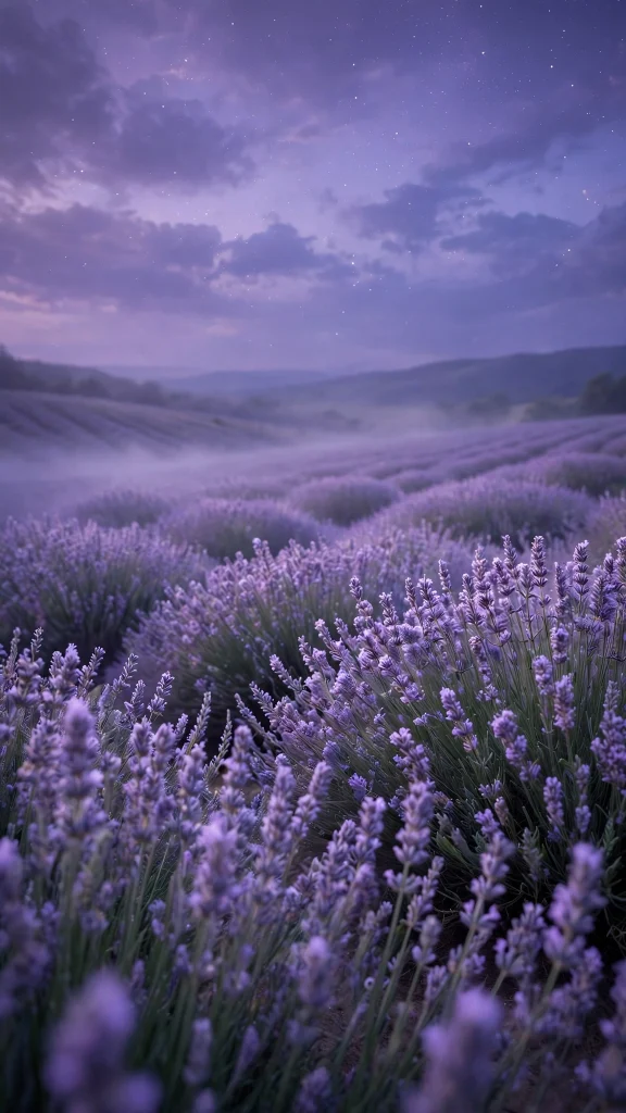 Lavender Aesthetic: 12 Soft Purple Field Wallpaper Ideas 5 Lavender aesthetic twilight wallpaper