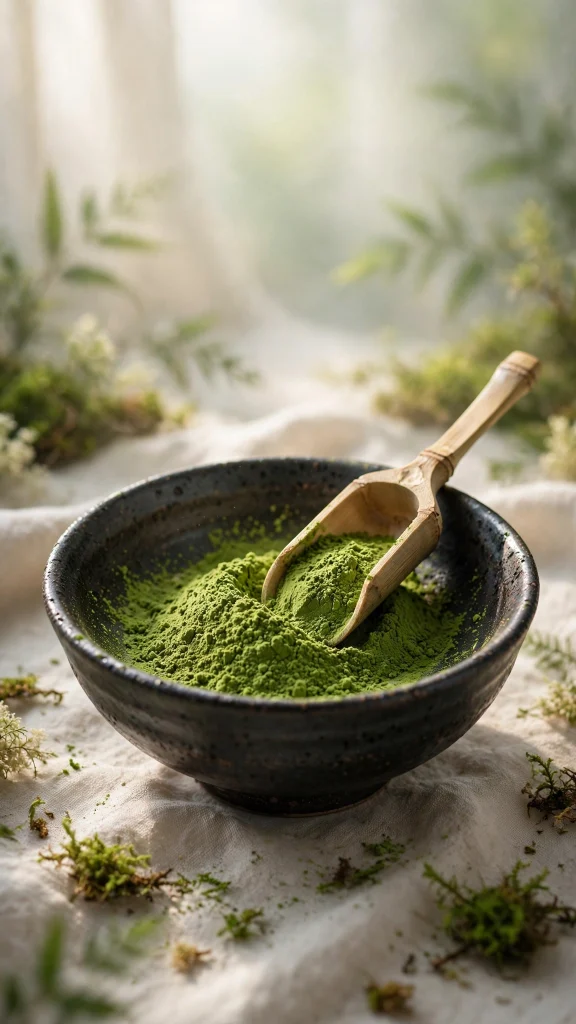 Matcha Aesthetic: 12 Calm Green Tea Wallpaper Ideas 6 Matcha aesthetic matcha powder wallpaper