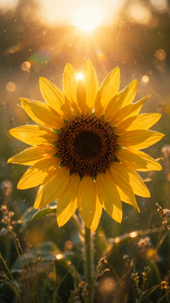 Sunflower Aesthetic: 12 Bright Sunflower Wallpaper Ideas 6 Sunflower aesthetic golden hour wallpaper