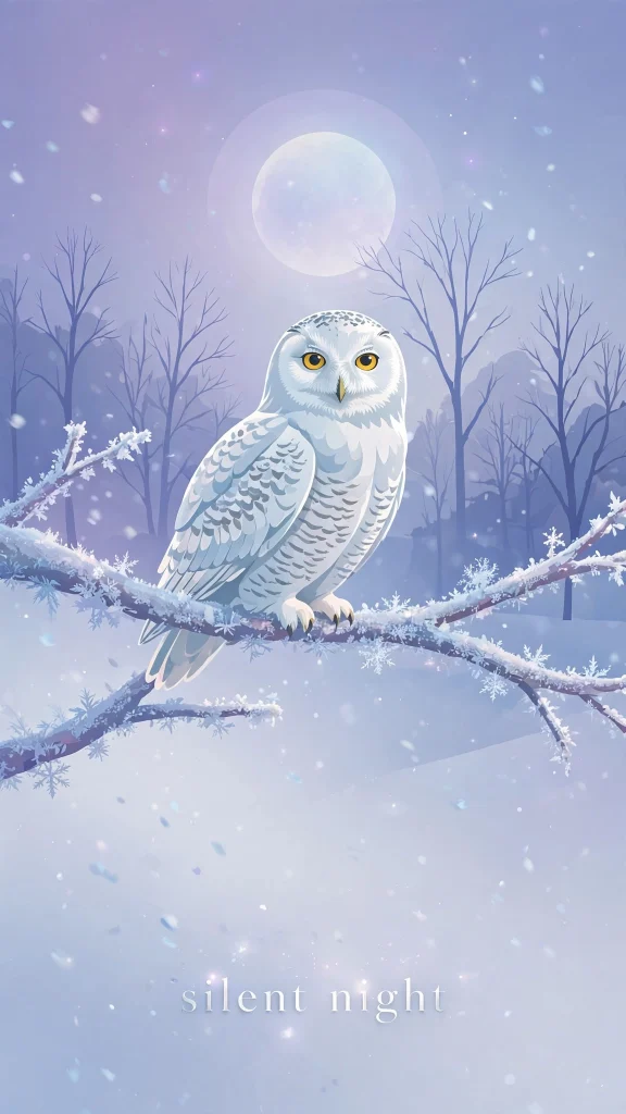 Wallpaper Aesthetic Winter: Snowy & Dreamy Winter Background Ideas 11 Winter Aesthetic owl wallpaper