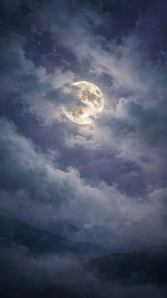 Moon Aesthetic: 12 Dreamy Moon Wallpaper Ideas 3 Moon Aesthetic moon clouds wallpaper