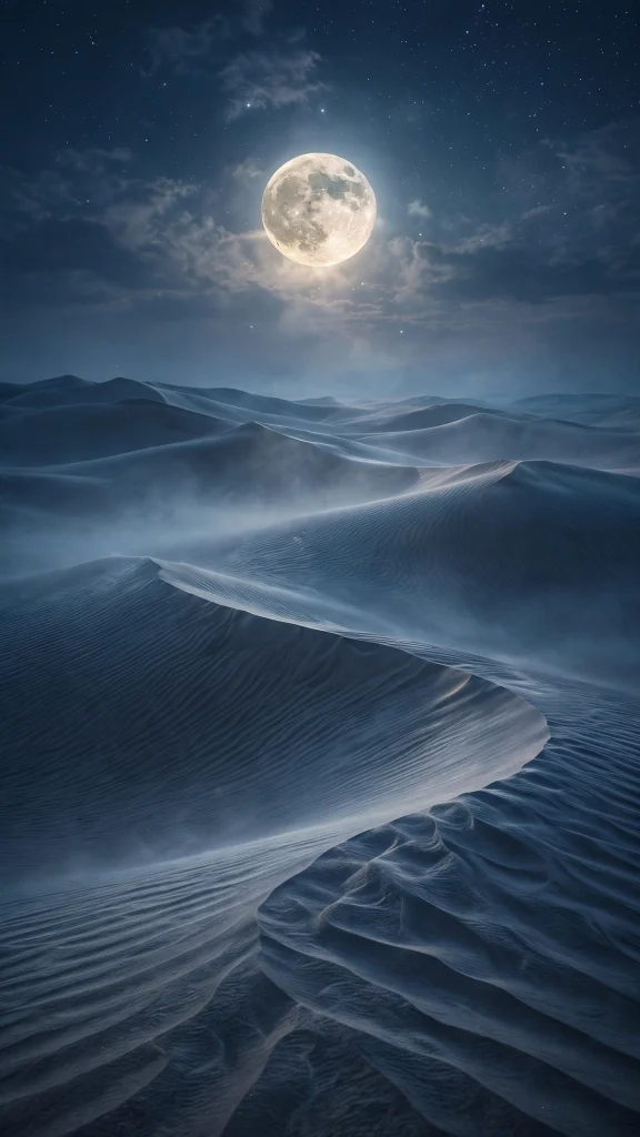 Moon Aesthetic: 12 Dreamy Moon Wallpaper Ideas 8 Moon Aesthetic moon desert dunes wallpaper