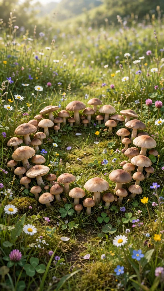 Mushroom Aesthetic: 12 Whimsical Mushroom Wallpaper Ideas 5 Mushroom aesthetic fairy ring wallpaper