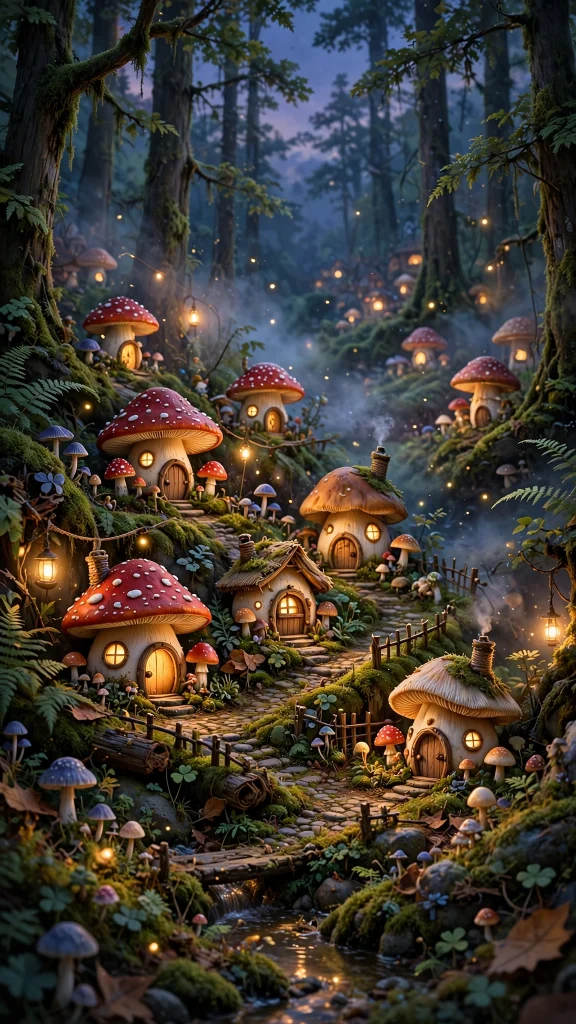 Mushroom Aesthetic: 12 Whimsical Mushroom Wallpaper Ideas 9 Mushroom aesthetic mushroom village wallpaper