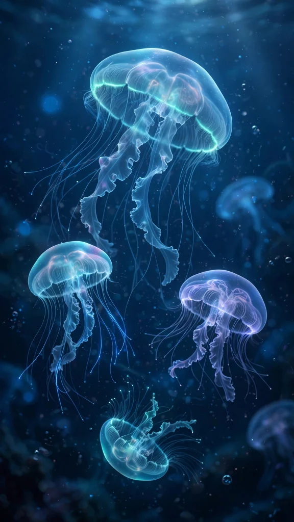Ocean Aesthetic: 12 Dreamy Ocean Wallpaper Ideas for a Calm Screen 10 Ocean Aesthetic jellyfish wallpaper