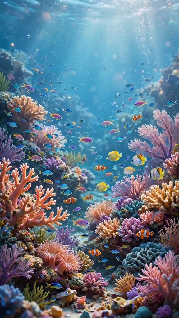 Ocean Aesthetic: 12 Dreamy Ocean Wallpaper Ideas for a Calm Screen 2 Ocean Aesthetic coral reef wallpaper