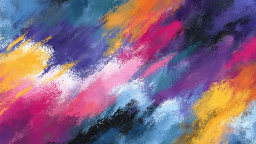 abstract pastel brush art