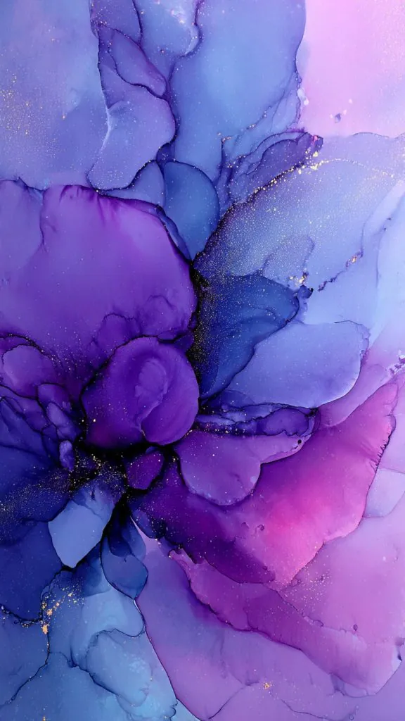 an attractive image of abstract purple paint wallp