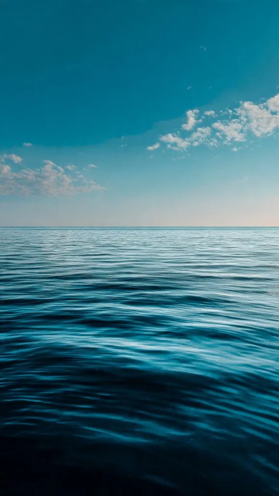 an attractive image of calm ocean horizon wallpape
