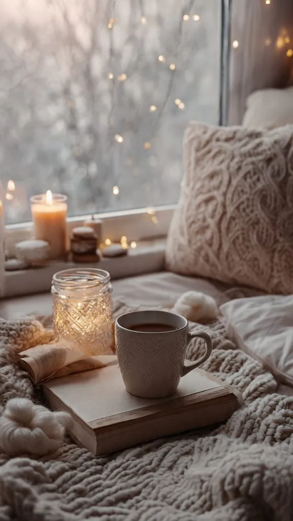 cozy warm white aesthetic wallpaper