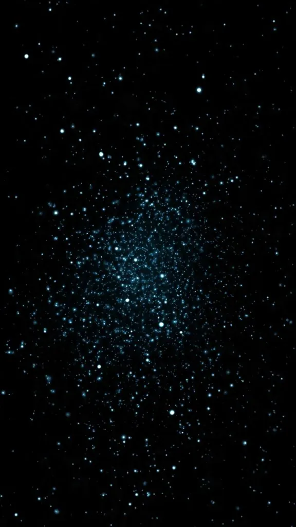 dark minimal starfield glow