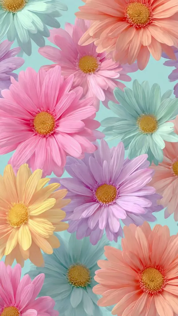 πΈ Wallpaper Aesthetic Cute Ideas That Make Your Screen Feel Soft & Adorable 10 happy daisy pastel wallpaper