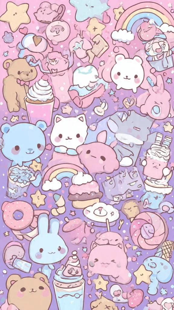 π Aesthetic Pink Pastel Wallpaper Ideas That Make Your Screen Feel Soft & Dreamy 2 kawaii pink pastel character wallpaper