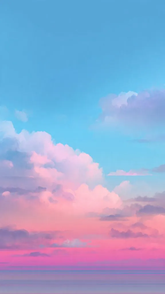 pastel sky gradient calm