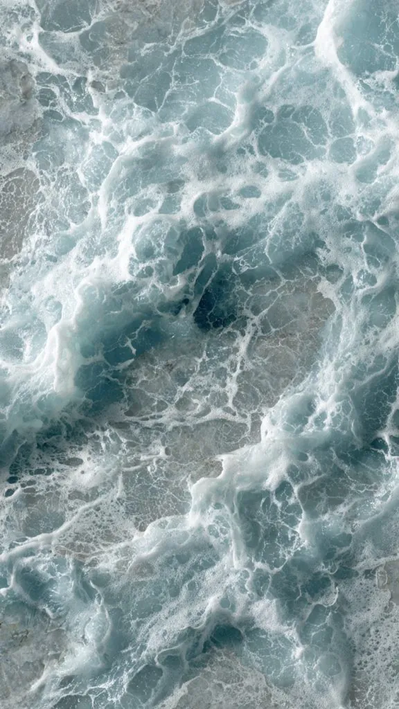 soft ocean foam wallpaper