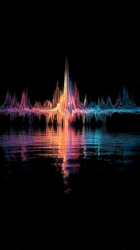 abstract soundwave wallpaper