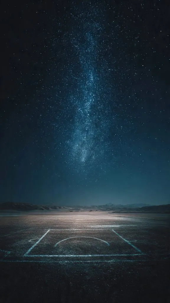 night sky goal reminder wallpaper 1
