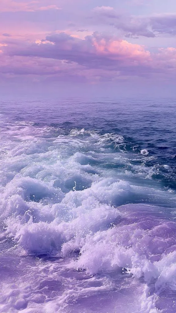 Wallpaper Aesthetic Ungu Pastel: Dreamy Purple Background Ideas for a Soft, Cozy Screen 9 pastel purple ocean wallpaper