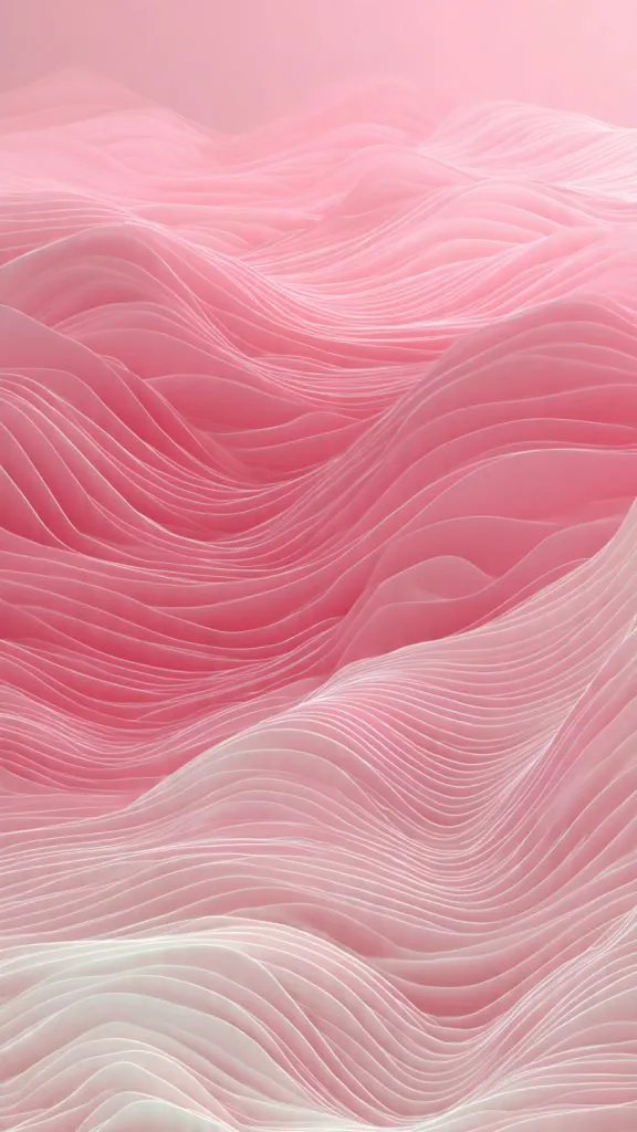 Wallpaper Aesthetic iPhone Pink: Dreamy & Cute Pink Background Ideas for Your Lock Screen 12 soft pink gradient waves wallpaper